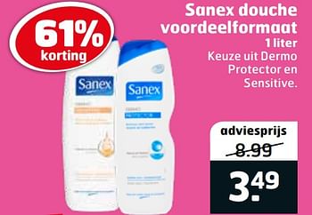 Aanbiedingen Sanex douche voordeelformaat - Sanex - Geldig van 20/07/2021 tot 01/08/2021 bij Trekpleister