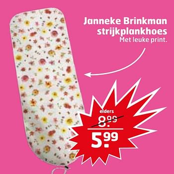 Aanbiedingen Janneke brinkman strijkplankhoes - Huismerk - Trekpleister - Geldig van 20/07/2021 tot 01/08/2021 bij Trekpleister