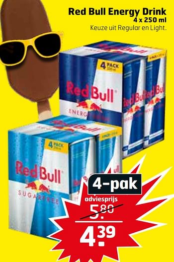 Aanbiedingen Red bull energy drink - Red Bull - Geldig van 20/07/2021 tot 01/08/2021 bij Trekpleister