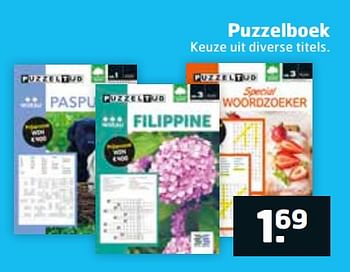 Aanbiedingen Puzzelboek - Huismerk - Trekpleister - Geldig van 20/07/2021 tot 01/08/2021 bij Trekpleister