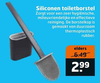 Aanbiedingen Siliconen toiletborstel - Huismerk - Trekpleister - Geldig van 20/07/2021 tot 01/08/2021 bij Trekpleister
