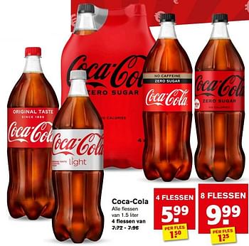 Aanbiedingen Coca-cola - Coca Cola - Geldig van 21/07/2021 tot 27/07/2021 bij Hoogvliet