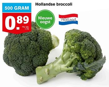 Aanbiedingen Hollandse broccoli - Huismerk - Hoogvliet - Geldig van 21/07/2021 tot 27/07/2021 bij Hoogvliet