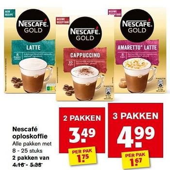 Aanbiedingen Nescafé oploskoffie - Nescafe - Geldig van 21/07/2021 tot 27/07/2021 bij Hoogvliet