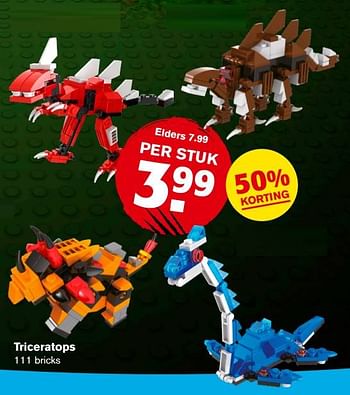 Aanbiedingen Triceratops - Huismerk - Hoogvliet - Geldig van 21/07/2021 tot 27/07/2021 bij Hoogvliet