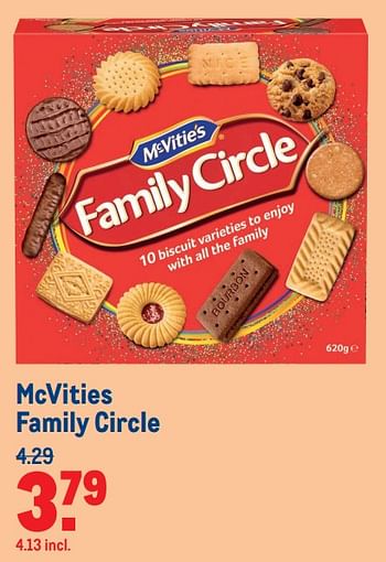 Aanbiedingen Mcvities family circle - McVitie's - Geldig van 07/07/2021 tot 03/08/2021 bij Makro