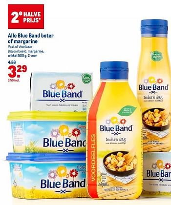 Aanbiedingen Margarine - Blue Band - Geldig van 21/07/2021 tot 03/08/2021 bij Makro