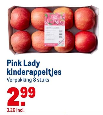 Aanbiedingen Pink lady kinderappeltjes - Huismerk - Makro - Geldig van 21/07/2021 tot 03/08/2021 bij Makro