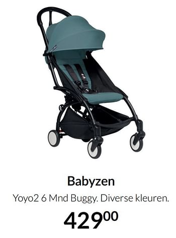 Aanbiedingen Babyzen yoyo2 6 mnd buggy - Babyzen - Geldig van 20/07/2021 tot 16/08/2021 bij Babypark