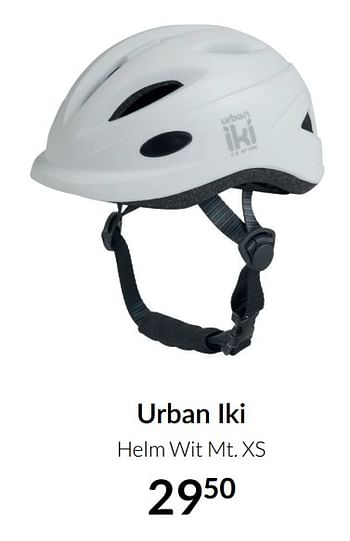 Aanbiedingen Urban iki helm wit - Urban Iki - Geldig van 20/07/2021 tot 16/08/2021 bij Babypark