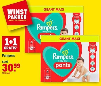 Aanbiedingen Pampers - Pampers - Geldig van 21/07/2021 tot 03/08/2021 bij Makro