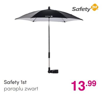 Aanbiedingen Safety 1st paraplu zwart - Safety 1st - Geldig van 25/07/2021 tot 31/07/2021 bij Baby & Tiener Megastore