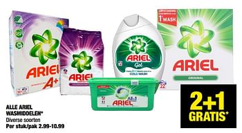 Aanbiedingen Alle ariel wasmiddelen - Ariel - Geldig van 02/08/2021 tot 15/08/2021 bij Big Bazar