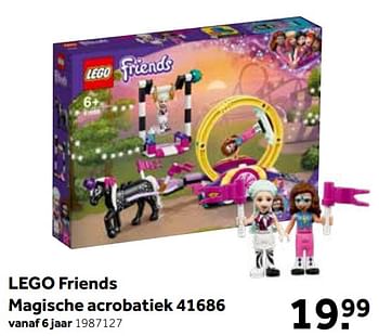 Aanbiedingen Lego friends magische acrobatiek 41686 - Lego - Geldig van 01/08/2021 tot 15/08/2021 bij Intertoys