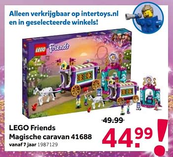 Aanbiedingen Lego friends magische caravan 41688 - Lego - Geldig van 01/08/2021 tot 15/08/2021 bij Intertoys