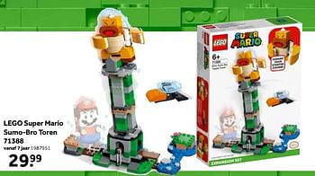 Aanbiedingen Lego super mario sumo-bro toren 71388 - Lego - Geldig van 01/08/2021 tot 15/08/2021 bij Intertoys