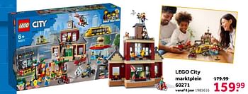 Aanbiedingen Lego city marktplein 60271 - Lego - Geldig van 01/08/2021 tot 15/08/2021 bij Intertoys