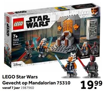 Aanbiedingen Lego star wars gevecht op mandalorian 75310 - Lego - Geldig van 01/08/2021 tot 15/08/2021 bij Intertoys