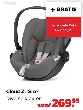 Aanbiedingen Cloud z i-size - Cybex - Geldig van 02/08/2021 tot 29/08/2021 bij Baby-Dump