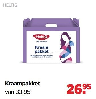Aanbiedingen Kraampakket - Heltiq - Geldig van 02/08/2021 tot 29/08/2021 bij Baby-Dump
