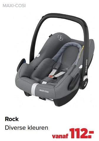 Aanbiedingen Rock - Maxi-cosi - Geldig van 02/08/2021 tot 29/08/2021 bij Baby-Dump