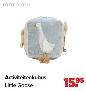 Aanbiedingen Activiteitenkubus little goose - Little Dutch - Geldig van 02/08/2021 tot 29/08/2021 bij Baby-Dump