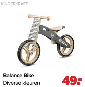Aanbiedingen Balance bike - Kinderkraft - Geldig van 02/08/2021 tot 29/08/2021 bij Baby-Dump