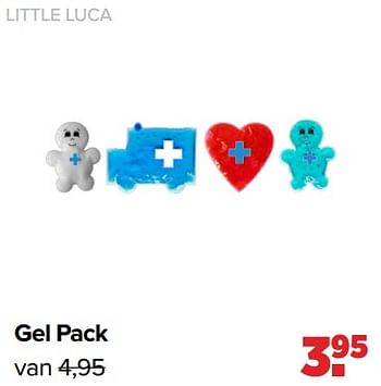 Aanbiedingen Gel pack - Little Luca - Geldig van 02/08/2021 tot 29/08/2021 bij Baby-Dump