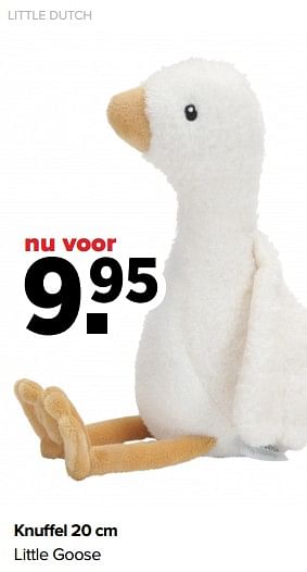 Aanbiedingen Knuffel little goose - Little Dutch - Geldig van 02/08/2021 tot 29/08/2021 bij Baby-Dump