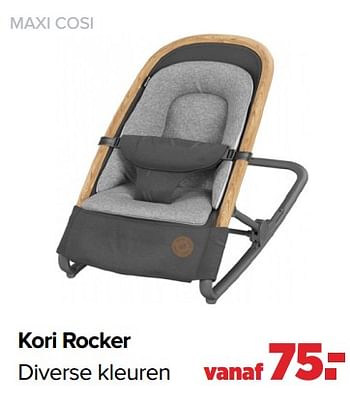 Aanbiedingen Kori rocker - Maxi-cosi - Geldig van 02/08/2021 tot 29/08/2021 bij Baby-Dump