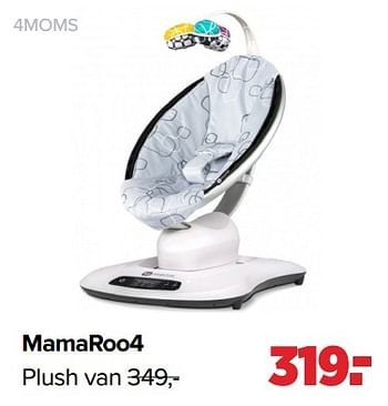 Aanbiedingen Mamaroo4 plush - 4Moms - Geldig van 02/08/2021 tot 29/08/2021 bij Baby-Dump