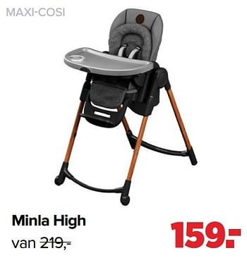 Aanbiedingen Minla high - Maxi-cosi - Geldig van 02/08/2021 tot 29/08/2021 bij Baby-Dump