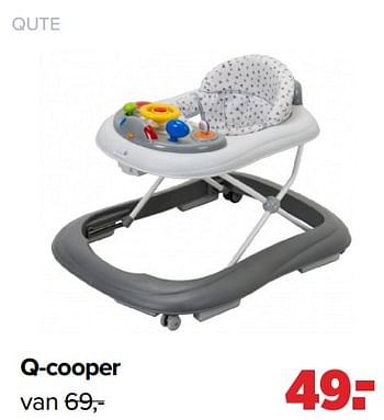 Aanbiedingen Q-cooper - Qute  - Geldig van 02/08/2021 tot 29/08/2021 bij Baby-Dump
