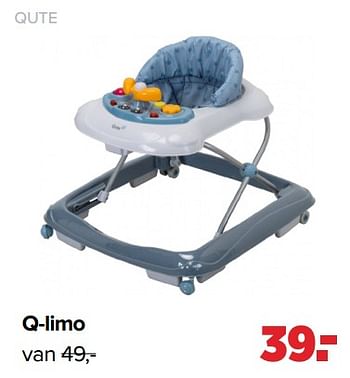 Aanbiedingen Q-limo - Qute  - Geldig van 02/08/2021 tot 29/08/2021 bij Baby-Dump