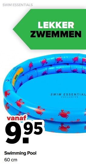 Aanbiedingen Swimming pool - Swim Essentials - Geldig van 02/08/2021 tot 29/08/2021 bij Baby-Dump
