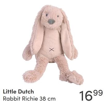 Aanbiedingen Little dutch rabbit richie - Little Dutch - Geldig van 08/08/2021 tot 14/08/2021 bij Baby & Tiener Megastore