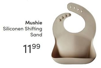 Aanbiedingen Mushie siliconen shifting sand - Mushie - Geldig van 08/08/2021 tot 14/08/2021 bij Baby & Tiener Megastore