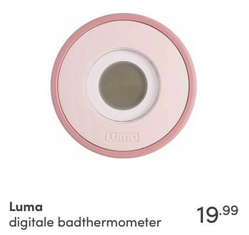 Aanbiedingen Luma digitale badthermometer - Luma Babycare - Geldig van 15/08/2021 tot 21/08/2021 bij Baby & Tiener Megastore