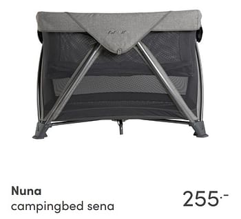 Aanbiedingen Nuna campingbed sena - Nuna - Geldig van 15/08/2021 tot 21/08/2021 bij Baby & Tiener Megastore