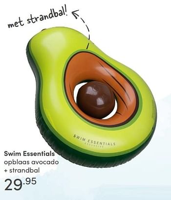 Aanbiedingen Swim essentials opblaas avocado + strandbal - Swim Essentials - Geldig van 15/08/2021 tot 21/08/2021 bij Baby & Tiener Megastore