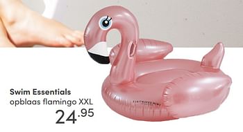 Aanbiedingen Swim essentials opblaas flamingo xxl - Swim Essentials - Geldig van 15/08/2021 tot 21/08/2021 bij Baby & Tiener Megastore