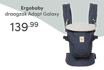 Aanbiedingen Ergobaby draagzak adapt galaxy - ERGObaby - Geldig van 15/08/2021 tot 21/08/2021 bij Baby & Tiener Megastore