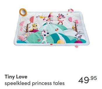 Aanbiedingen Tiny love speelkleed princess tales - Tiny Love - Geldig van 15/08/2021 tot 21/08/2021 bij Baby & Tiener Megastore