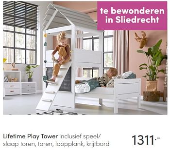 Aanbiedingen Lifetime play tower - Lifetime - Geldig van 15/08/2021 tot 21/08/2021 bij Baby & Tiener Megastore