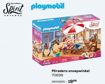 Aanbiedingen Miradero snoepwinkel 70696 - Playmobil - Geldig van 03/08/2021 tot 07/09/2021 bij Supra Bazar