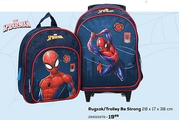 Aanbiedingen Rugzak-trolley be strong - Marvel - Geldig van 03/08/2021 tot 07/09/2021 bij Supra Bazar
