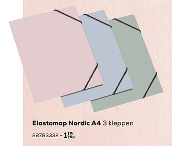 Aanbiedingen Elastomap nordic a4 - Nordic - Geldig van 03/08/2021 tot 07/09/2021 bij Supra Bazar