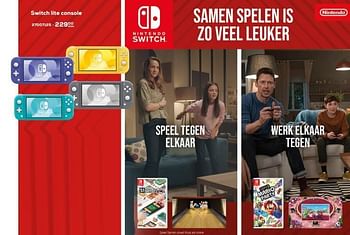 Aanbiedingen Nintendo switch lite console - Nintendo - Geldig van 03/08/2021 tot 07/09/2021 bij Supra Bazar