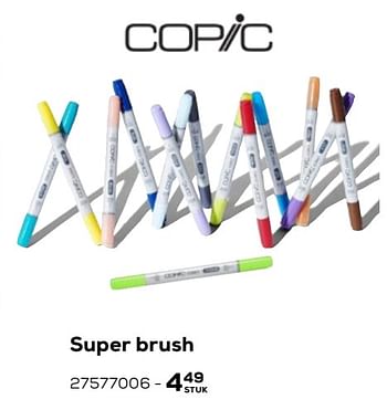 Aanbiedingen Super brush - Copic - Geldig van 03/08/2021 tot 07/09/2021 bij Supra Bazar