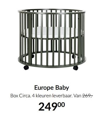 Aanbiedingen Europe baby box circa - Europe baby - Geldig van 17/08/2021 tot 20/09/2021 bij Babypark